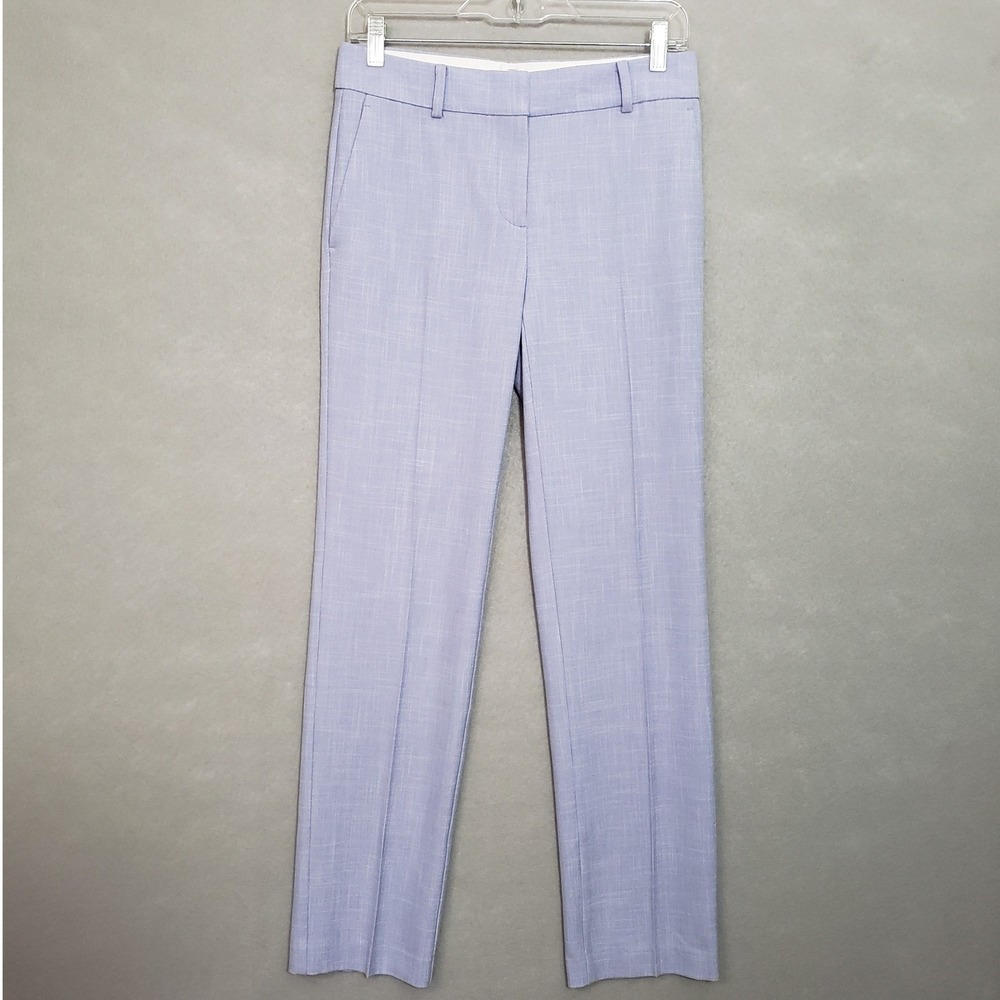 Ann Taylor Black Label 00 Dress Pants Light Blue Heathered Career SP23 Old Money